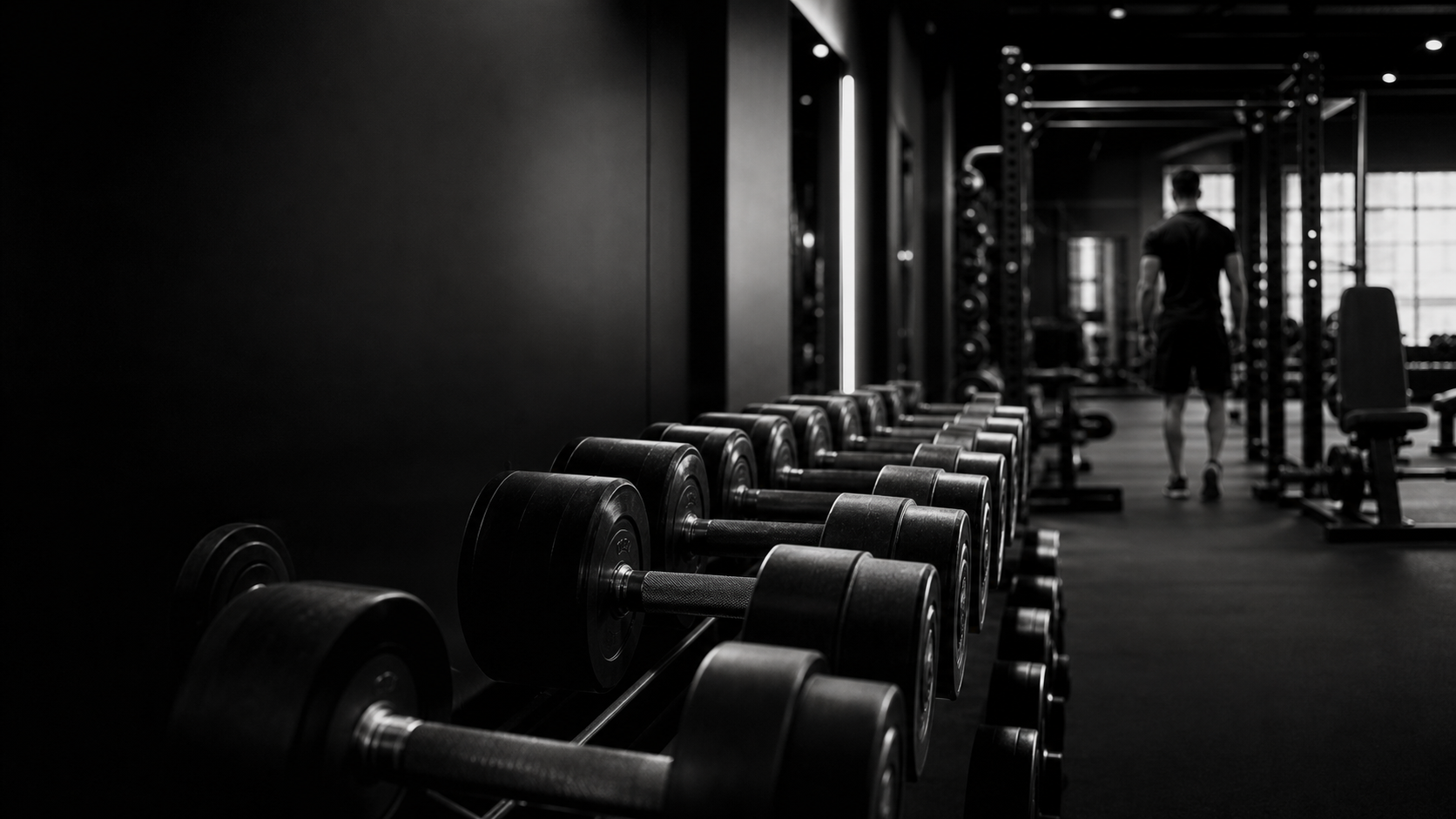 Dumbbell training area